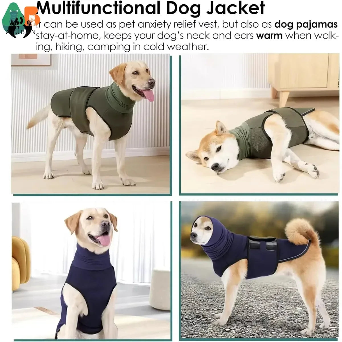 Vivlo Calming Anxiety Vest for Dogs