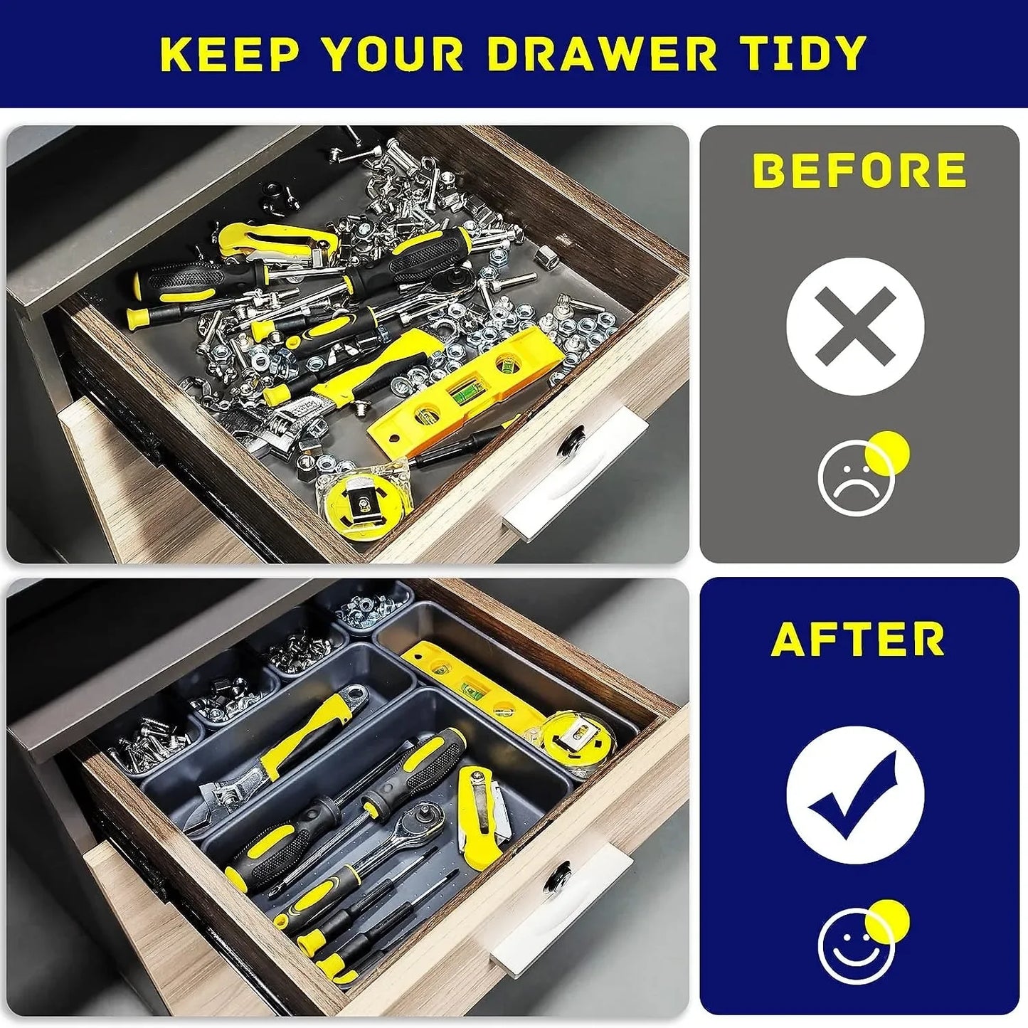 Vivlo Drawer Organizer Set